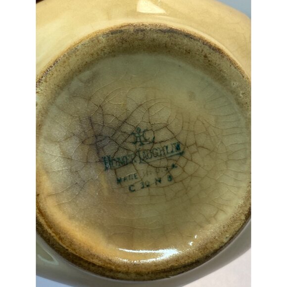 Vintage Homer Laughlin Yellowstone Medieval Rose Creamer Pitcher Handle 1934 - Picture 7 of 10